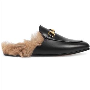 gucci trainers fur